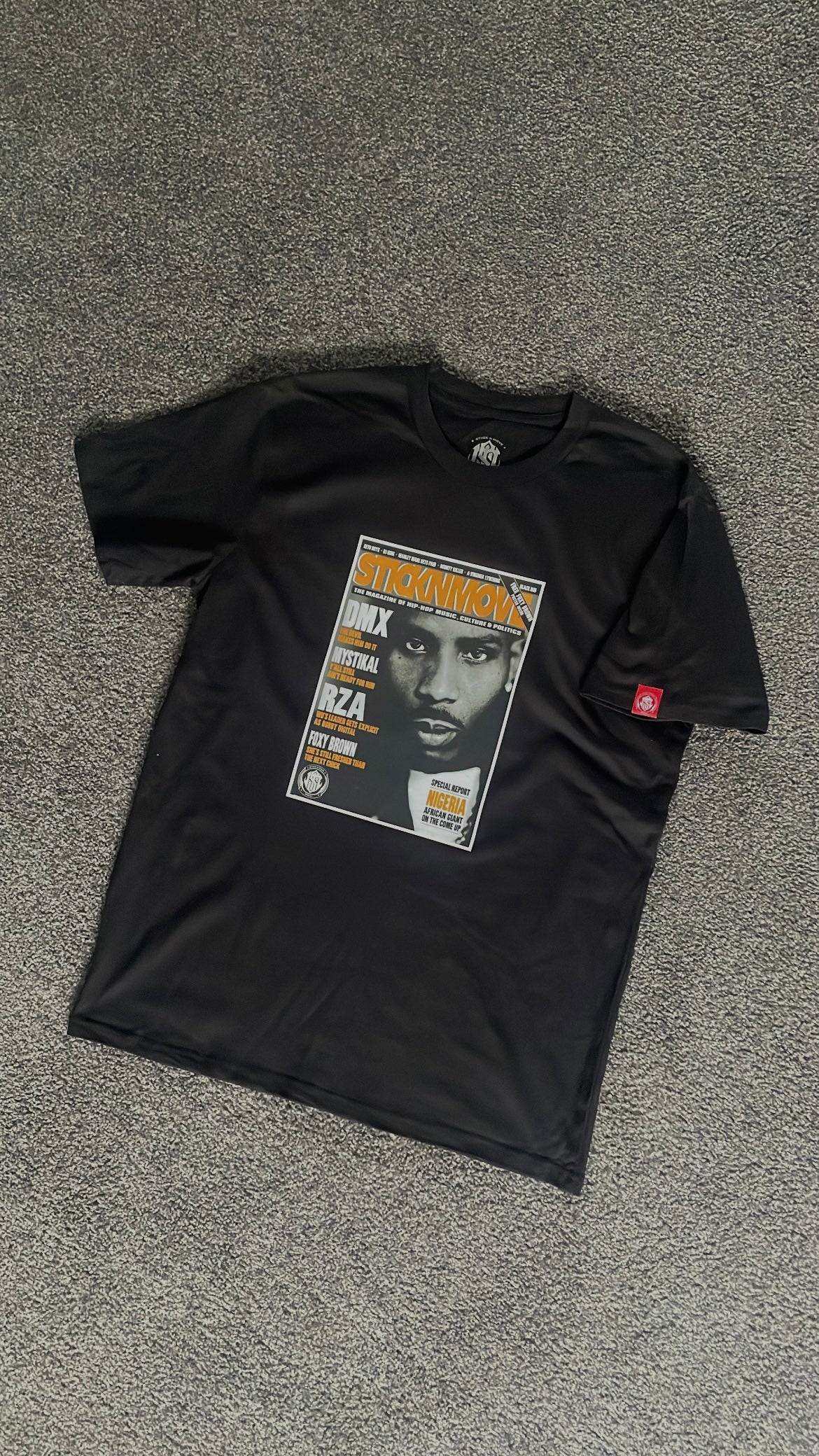 DMX STICKNMOVE MAGAZINE COVER TEE