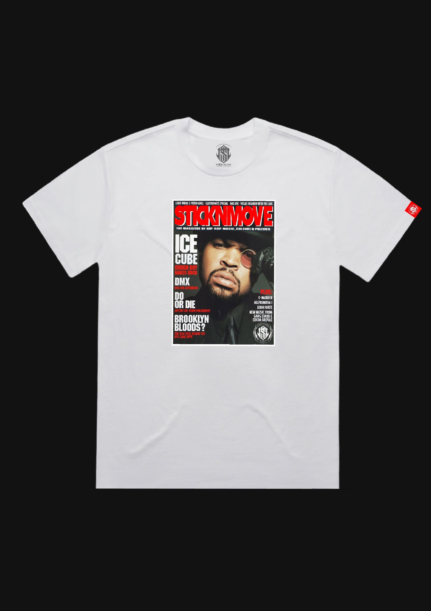 ICE CUBE STICKNMOVE MAGAZINE COVER TEE