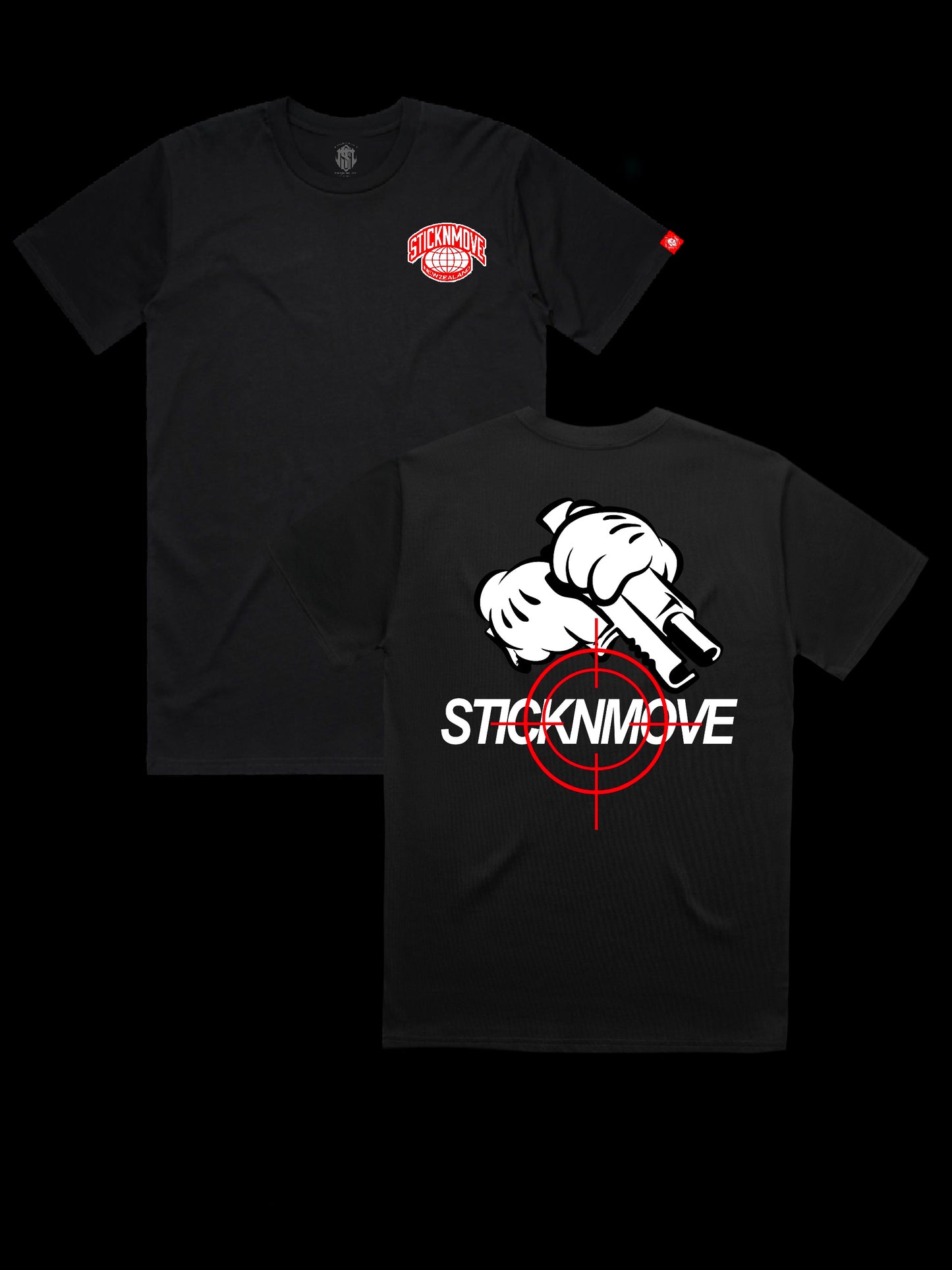 STICKNMOVE CROSSHAIR TEE