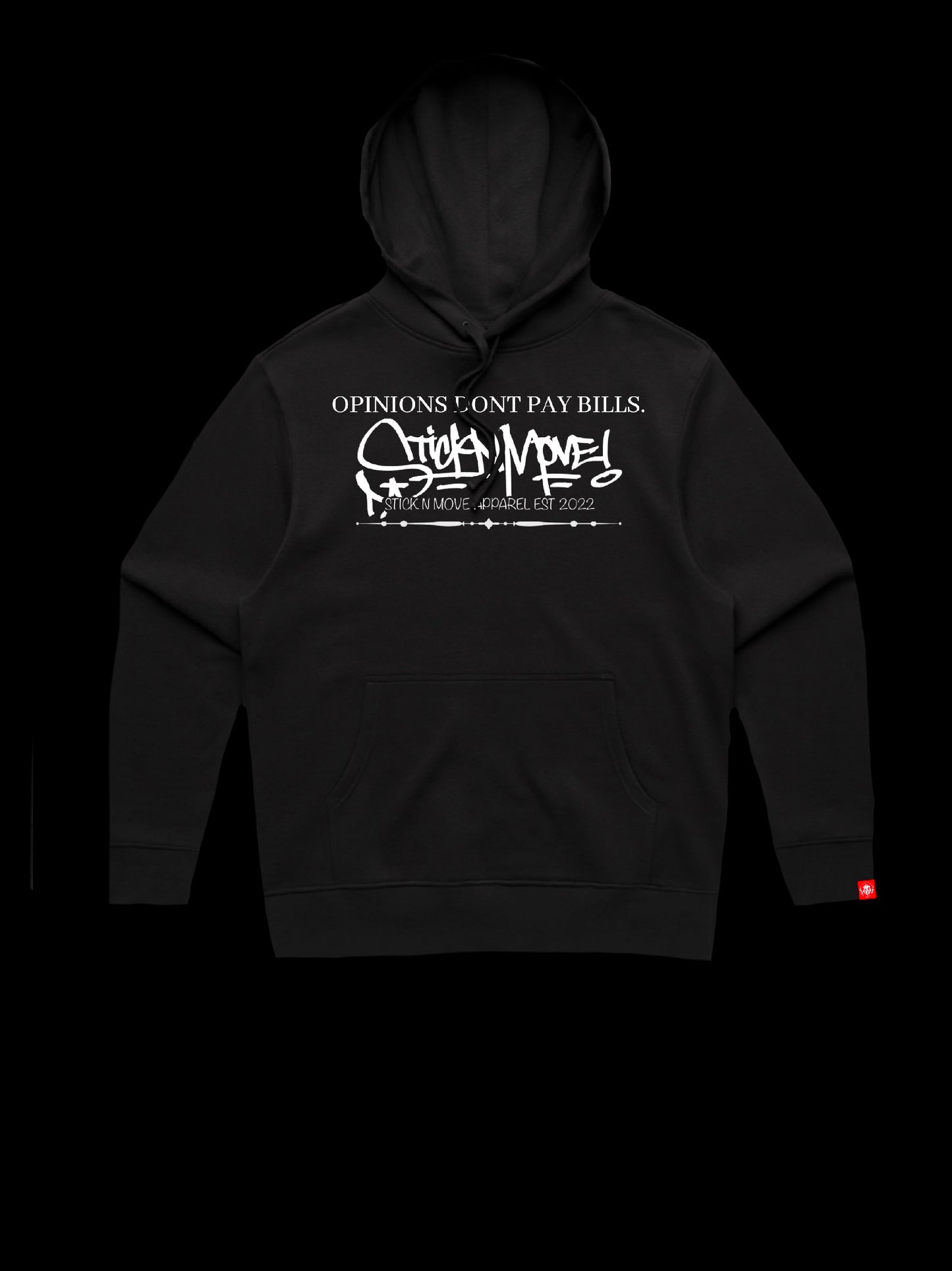 OPINIONS DONT PAY BILLS HEAVYWEIGHT HOODIE