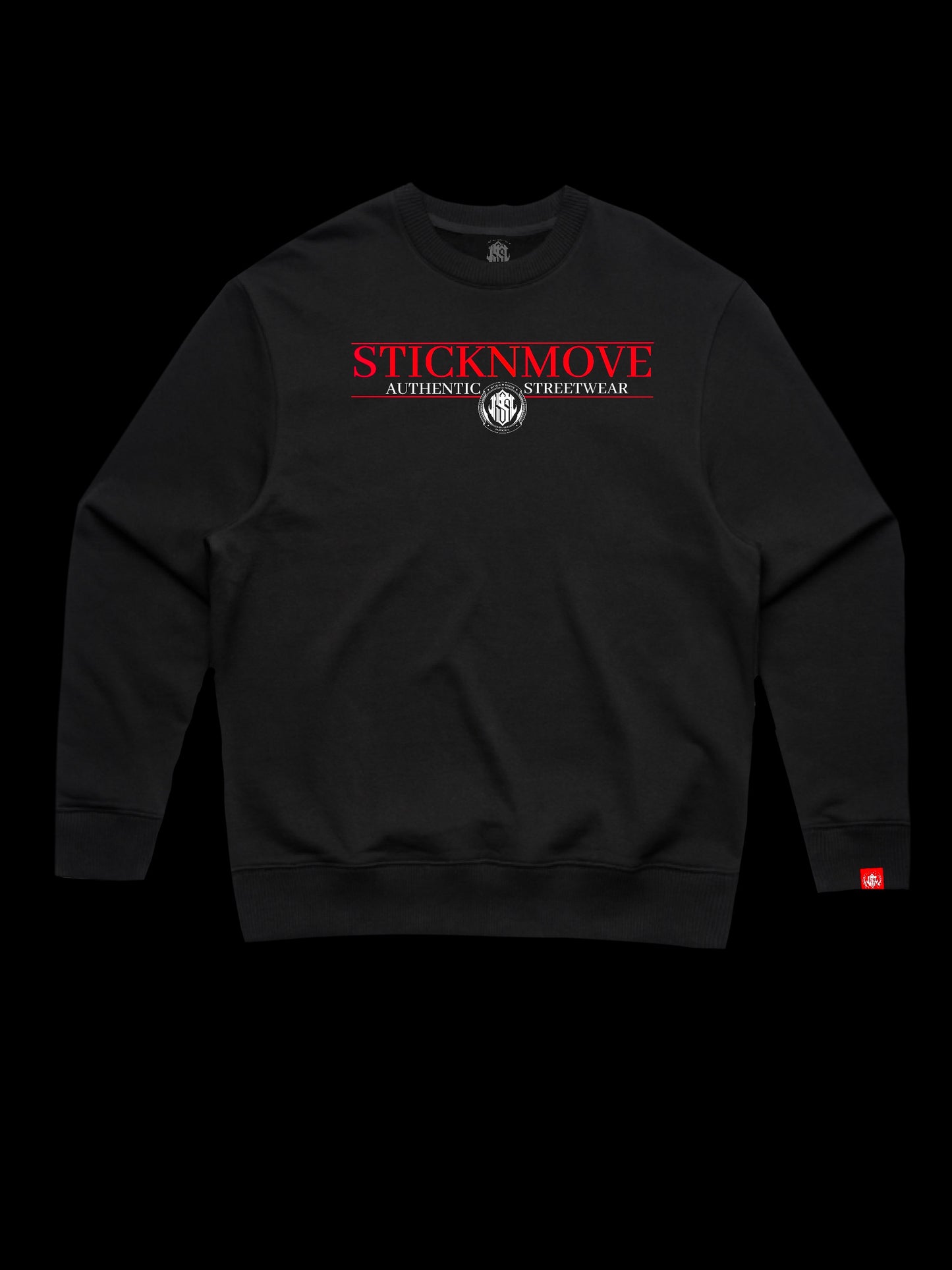 STICKNMOVE APPAREL AUTHENTIC HEAVYWEIGHT CREWNECK