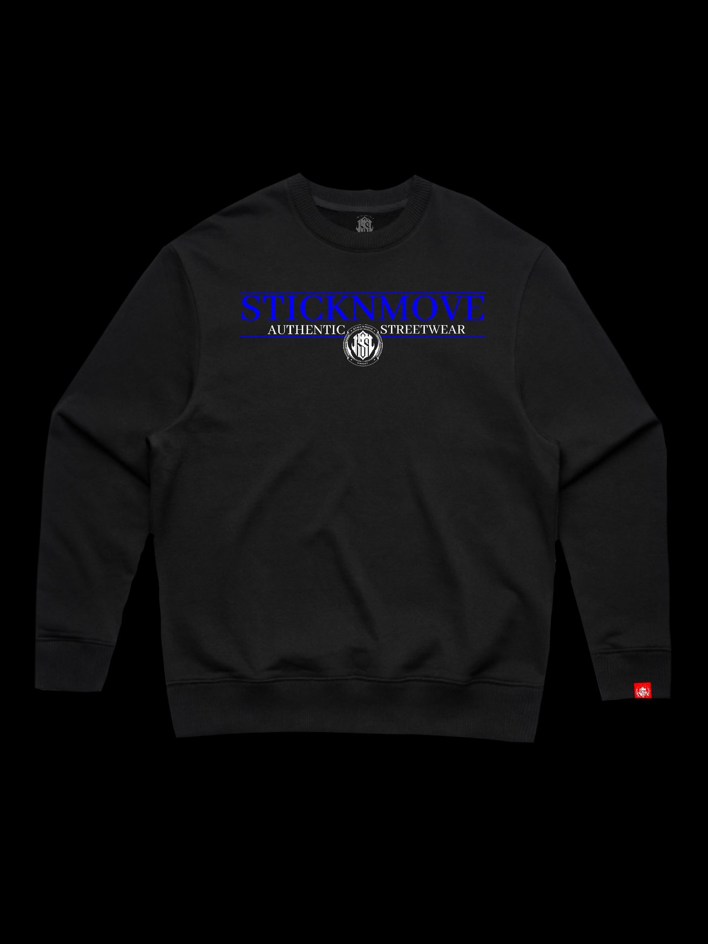 STICKNMOVE APPAREL AUTHENTIC HEAVYWEIGHT CREWNECK