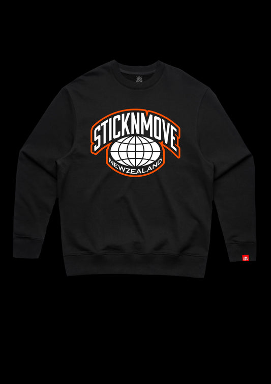 STICKNMOVE NEWZEALAND  HEAVYWEIGHT CREWNECK