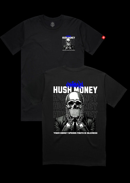 HUSH MONEY TEE BLUE