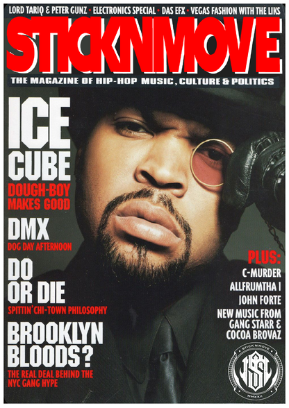 ICE CUBE STICKNMOVE magazine cover tshirt