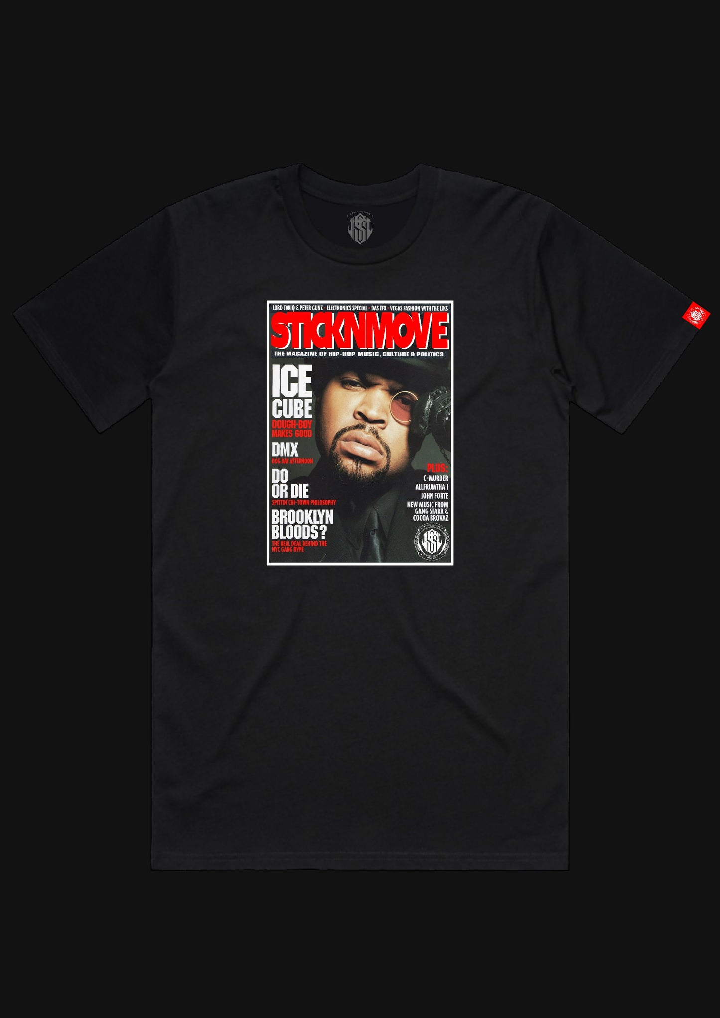 ICE CUBE STICKNMOVE magazine cover tshirt