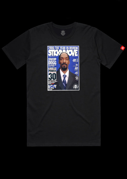 SNOOP DOGG STICKNMOVE MAGAZINE COVER TEE