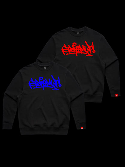 STICKEMUP HANDSTYLE HEAVYWEIGHT CREWNECK