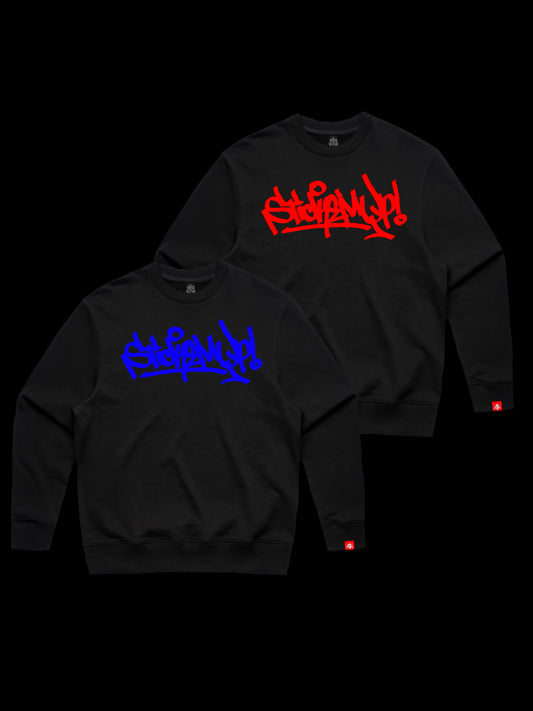STICKEMUP HANDSTYLE HEAVYWEIGHT CREWNECK