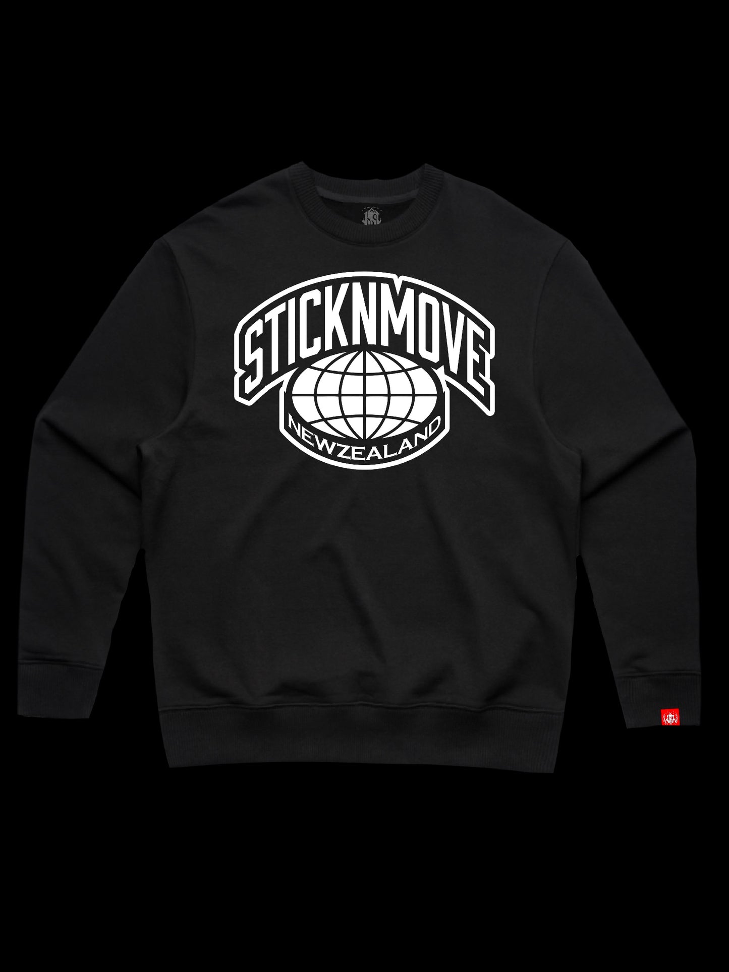 STICKNMOVE NEWZEALAND  HEAVYWEIGHT CREWNECK x3 colours